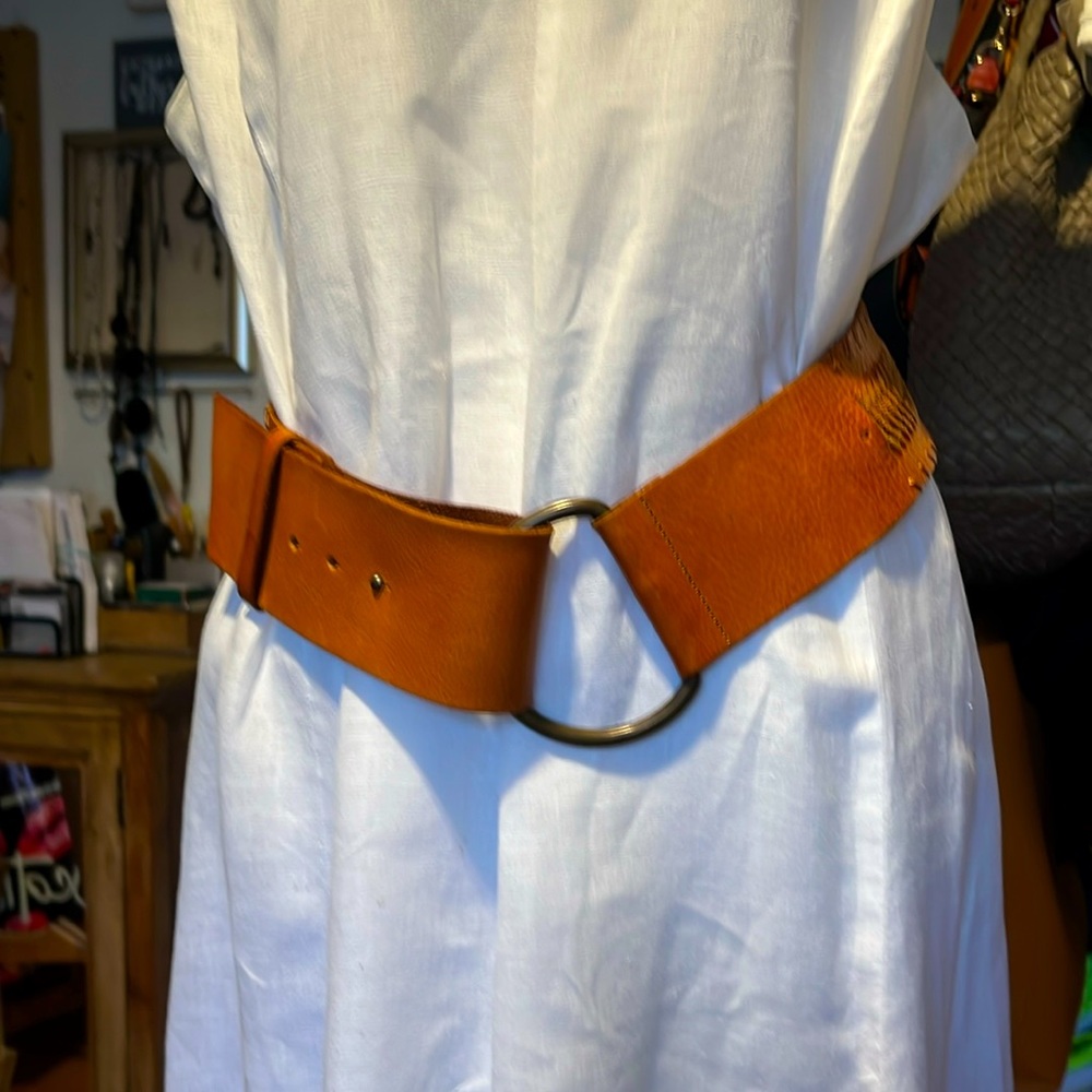 Genuine leather belt